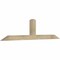 Ekena Millwork Portland Rough Sawn Timber Gable Bracket, Douglas Fir, 72"W x 18"H x 4"D x 4"F, 6/12 Pitch GBW072X18X0404POR00RDF - alternate 4